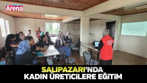 Salıpazarı’nda kadın üreticilere eğitim