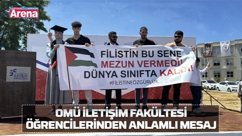 OMÜ İletişim Fakültesi öğrencilerinden anlamlı mesaj